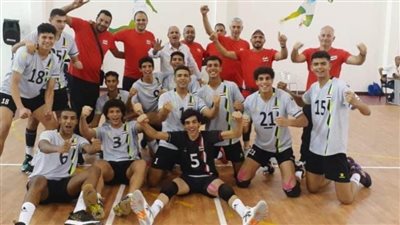 ناشئو الطائرة يتفوق على ليبيا في ثاني مبارياته ببطولة إفريقيا