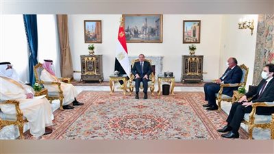 الرئيس السيسي يستقبل وزير خارجية السعودية