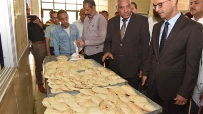 رئيس جامعة أسيوط في جولة بكلية الزراعة لمتابعة العملية الإنتاجية بمخبز المنتجات الخالية من الجلوتين