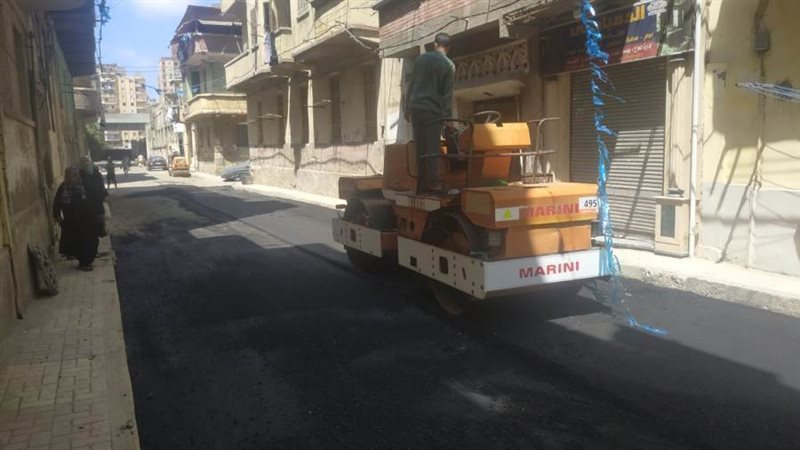 رصف شوارع الإسكندرية