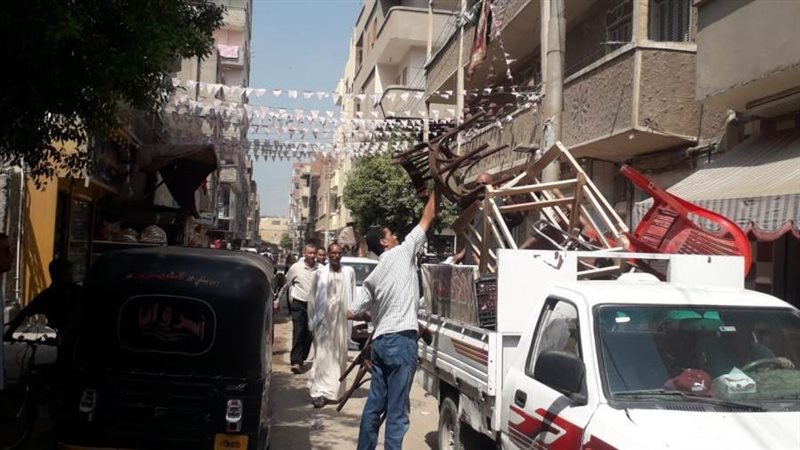 إزالة الاشغالات بالمنيا