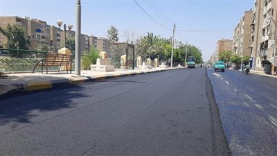 رصف منطقة حوض التلاتين وكورنيش ترعة نجع حمادي بحي غرب سوهاج