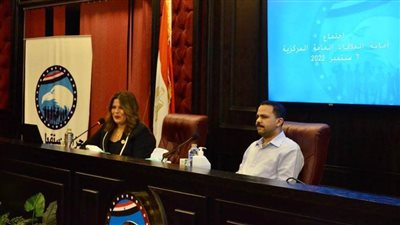 أشرف رشاد يشارك في اجتماع أمانة العلاقات العامة بمستقبل وطن