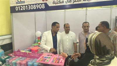مستقبل وطن المنيا يفتتح معرض لبيع المستلزمات الدراسية بأسعار مخفضة.. صور