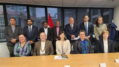 السفارة المصرية بنيوزيلندا تعقد اجتماعاً مع سفراء جزر المحيط الهادىء