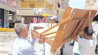 رفع ١٠٤٠ حالة إشغال طريق في حملة مكبرة بالبحيرة