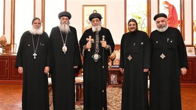 البابا تواضروس الثاني يستقبل مطران القدس