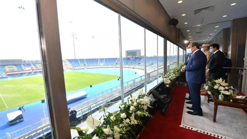 جانب من افتتاح الرئيس