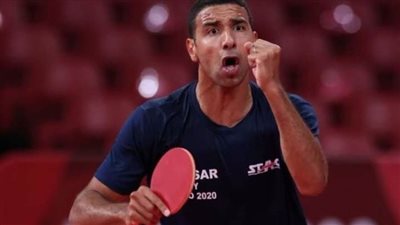 عمر عصر يتأهل إلى نهائي فردي رجال بطولة إفريقيا لتنس الطاولة
