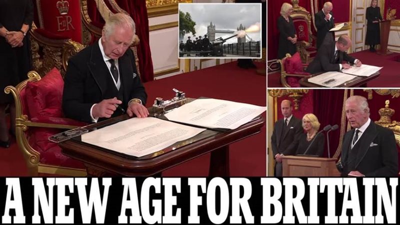 الملك يوقع على القسم