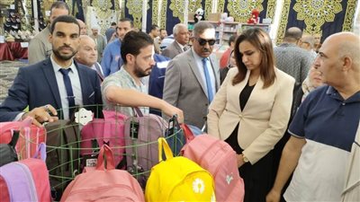 نائب محافظ البحيرة تفتتح معرض 