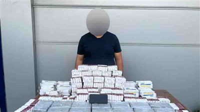 مباحث القاهرة تضبط 29 ألف قرص دوائى مجهولة المصدر بحوزة متهم بالقاهرة