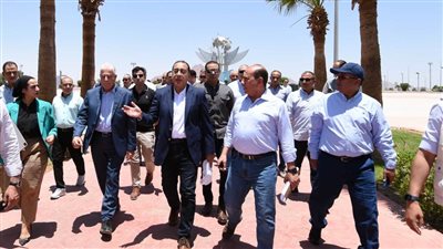 رئيس الوزراء يتفقد مشروع خزانات المياه الاستراتيجية بشرم الشيخ 