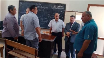رئيس الفشن يتفقد عددًا من المدارس للوقوف على جاهزيتها لبدء العام الدراسي