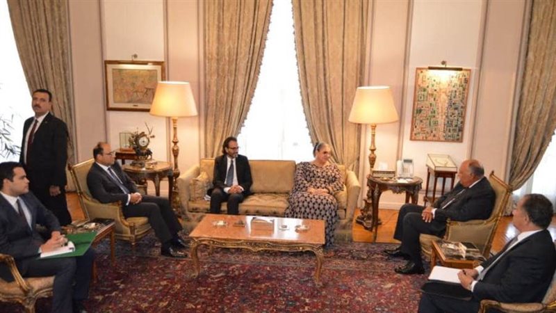 شكري خلال استقباله