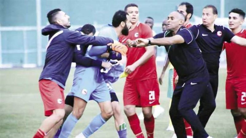 جانب من اشتباك جنش