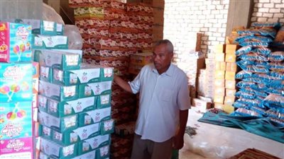 ضبط 6450 علبة عصائر غير صالحة للاستخدام الآدمي بالفشن