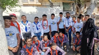  معسكر تدريبي للجوالة لتنمية المهارات الكشفية بكفر الشيخ