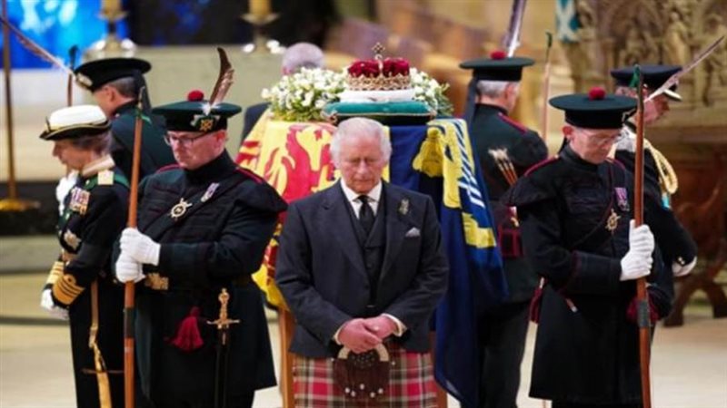 مراسم جنازة الملكة