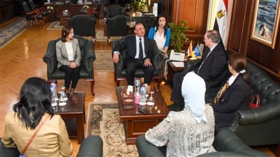 محافظ الإسكندرية يبحث مع سفير ورئيس وفد الاتحاد الأوروبي تعزيز سبل التعاون