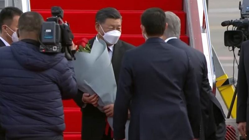 مشاهد وصول الرئيس