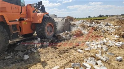 إزالة 14 حالة تعدٍ على مساحة 3254 مترًا بكفر الشيخ