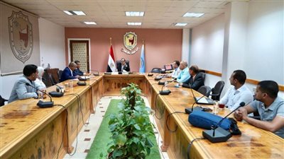 رئيس جامعة سوهاج يستعرض الاستعدادات النهائية للمشاركة بمنتدى التعليم العالي للتغيرات المناخية