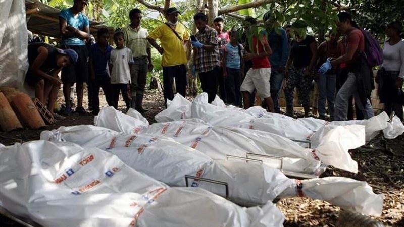 العثور على جثث مغلفة