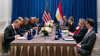 وزير الخارجية يلتقي مع وزير الخارجية الأمريكي بلينكن على هامش اجتماعات الجمعية العامة للأمم المتحدة