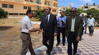 رئيس جامعة العريش يتفقد المدن الجامعية استعدادًا لاستقبال الطلاب 
