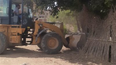 إزالة 38 حالة تعدٍ على الأراضي الزراعية وأملاك الدولة بالبحيرة