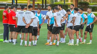 منتخب مصر يواصل تدريباته ببرج العرب استعدادا لوديتي النيجر وليبيريا