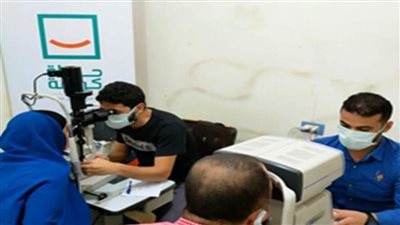 الصحة: تقديم الخدمات الطبية لـ 628 مواطنًا بقافلتي رمد بالبحيرة