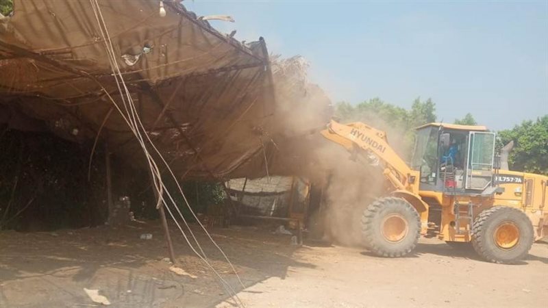 ازالة التعديات ببنى