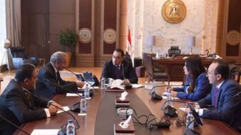 لقاء مدبولي مع المصيلحي