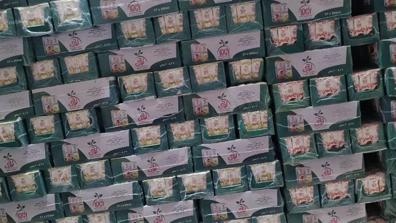 ضبط مصنع عصائر بدون