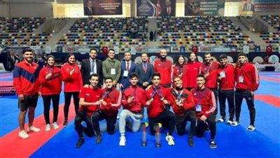 مصر تحصد 12 ميدالية متنوعة وتتصدر بطولة سيرياس A بتركيا