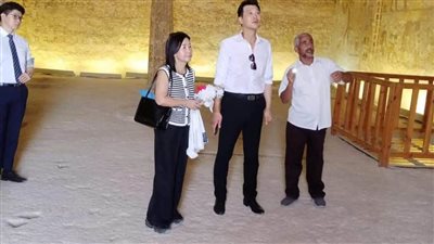 ضمن زيارته للمنيا سفير كوريا الجنوبية يزور المناطق الأثرية بـ