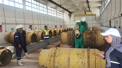 مياه أسيوط تقوم بحملة توعوية لترشيد واستهلاك المياه للعاملين بنزلة عبداللاه ومحطة مياه الجامعة النقالي