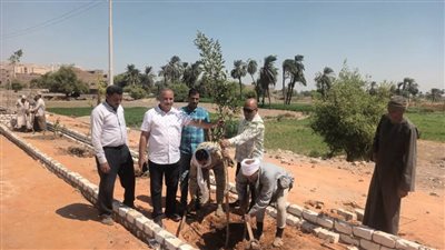 حملات تشجير بطريق مسار العائلة المقدسة ومنطقتي الأربعين ونزلة عبداللاه بأسيوط