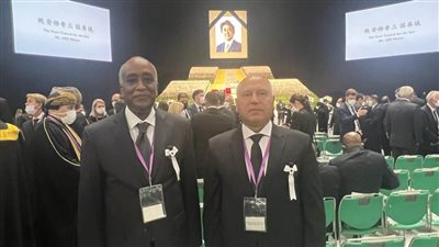 وزير النقل يشارك نيابة عن الرئيس السيسي في جنازة رئيس وزراء اليابان الأسبق 