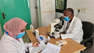 فحص ١٣٣٥ مواطنًا فى قافلة طبية بقرية المهدية بالبحيرة