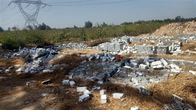 إزالة 64 حالة تعدٍ على الأراضي الزراعية وأملاك الدولة بالبحيرة 