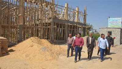 نائب المحافظ يتابع مشروعات المبادرة الرئاسية  