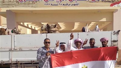 مشاركة نادي الهجن بشمال سيناء في مهرجان الهجن بالوادي الجديد