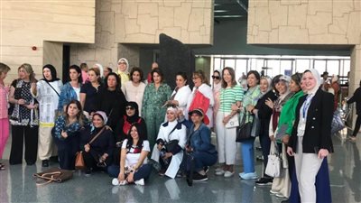 متحف الحضارة يستقبل عددًا من الأميرات العرب ومن سيدات الأعمال