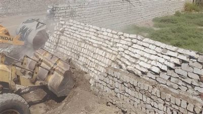 إزالة 382 تعديًا ضمن حملات المرحلة الثانية من الموجة 20 ببني سويف