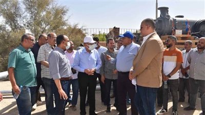 محافظ المنيا يتفقد أعمال صيانة ورفع كفاءة محطتي الصرف الصحي الرئيسية والفرعية بالمنطقة الصناعية