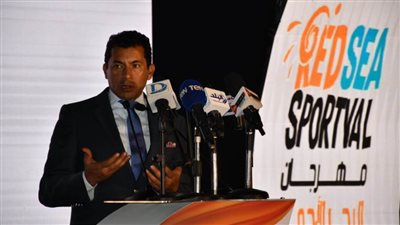 وزير الشباب والرياضة يشهد المؤتمر الصحفي لمهرجان البحر الأحمر للفعاليات الرياضية