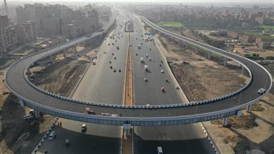 كوبري الدوران من منطقة منطي والشرقاوية ضمن مشروع تطوير الطريق الدائري